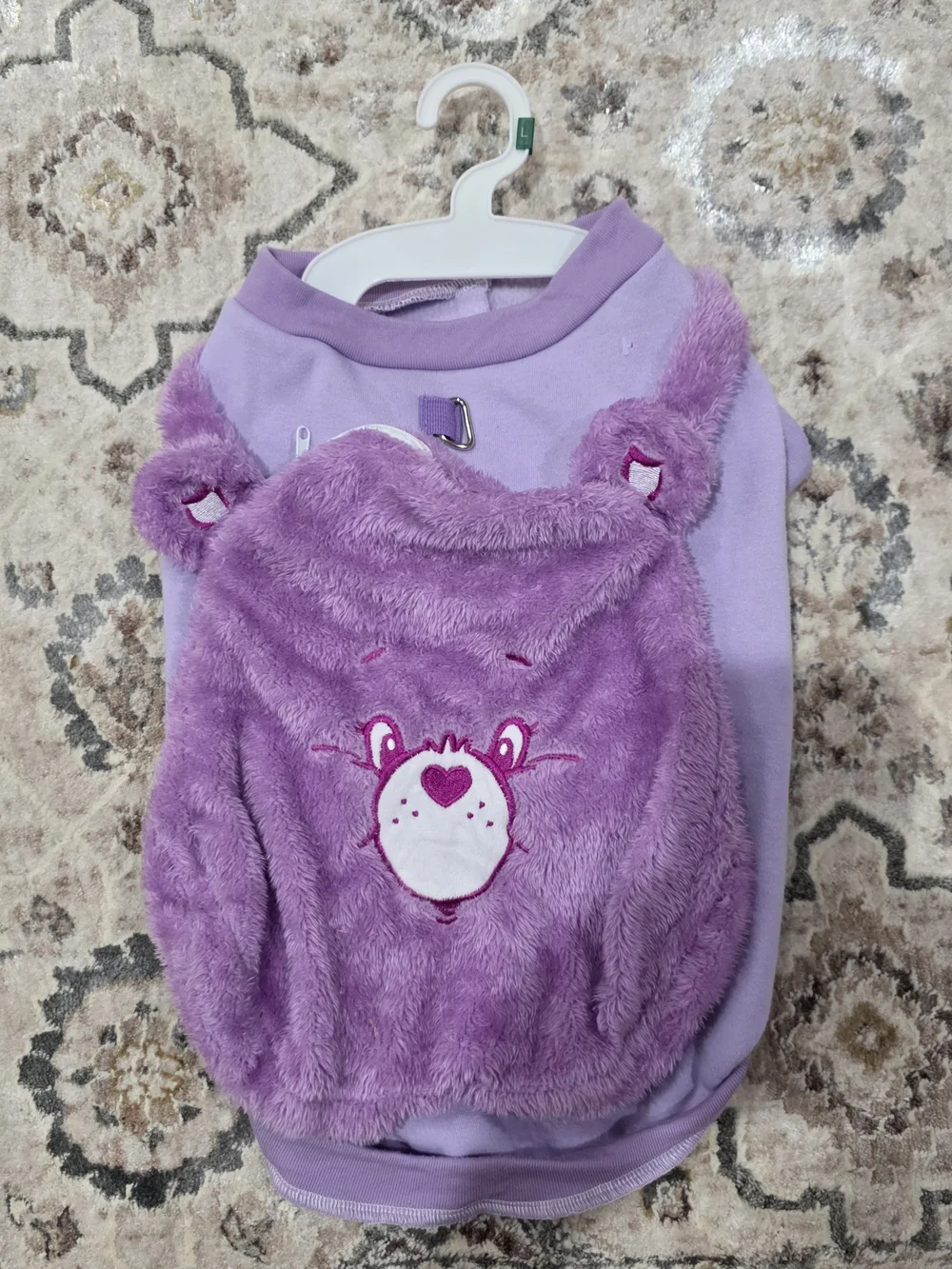 Pet..Dog Lavender Plush with Zipper Pocket